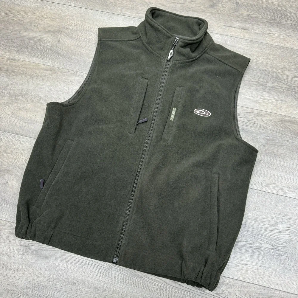 Drake Waterfowl Windproof Vest Green‎ Men's Sz XL Hunting Duck Outdoor